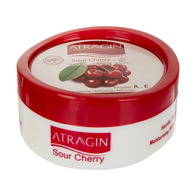 کرم مرطوب کننده و تغذیه کننده عطرآگین مدل Sour cherry حجم 180 میلی لیتر | سرویس ویژه دارومن : 7 روز تضمین بازگشت کالا