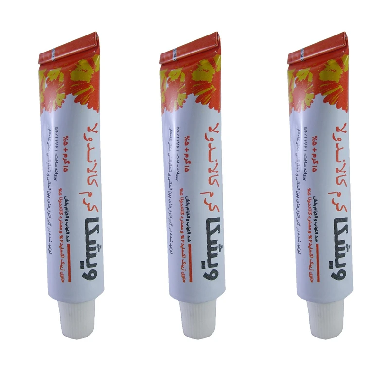 کرم کالاندولا ویشکا حجم 15 میلی لیتر مجموعه 3 عددی | سرویس ویژه دارومن : 7 روز تضمین بازگشت کالا